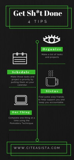 Make a list of tasks and projects