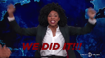 cas- gif- we did it- graduation